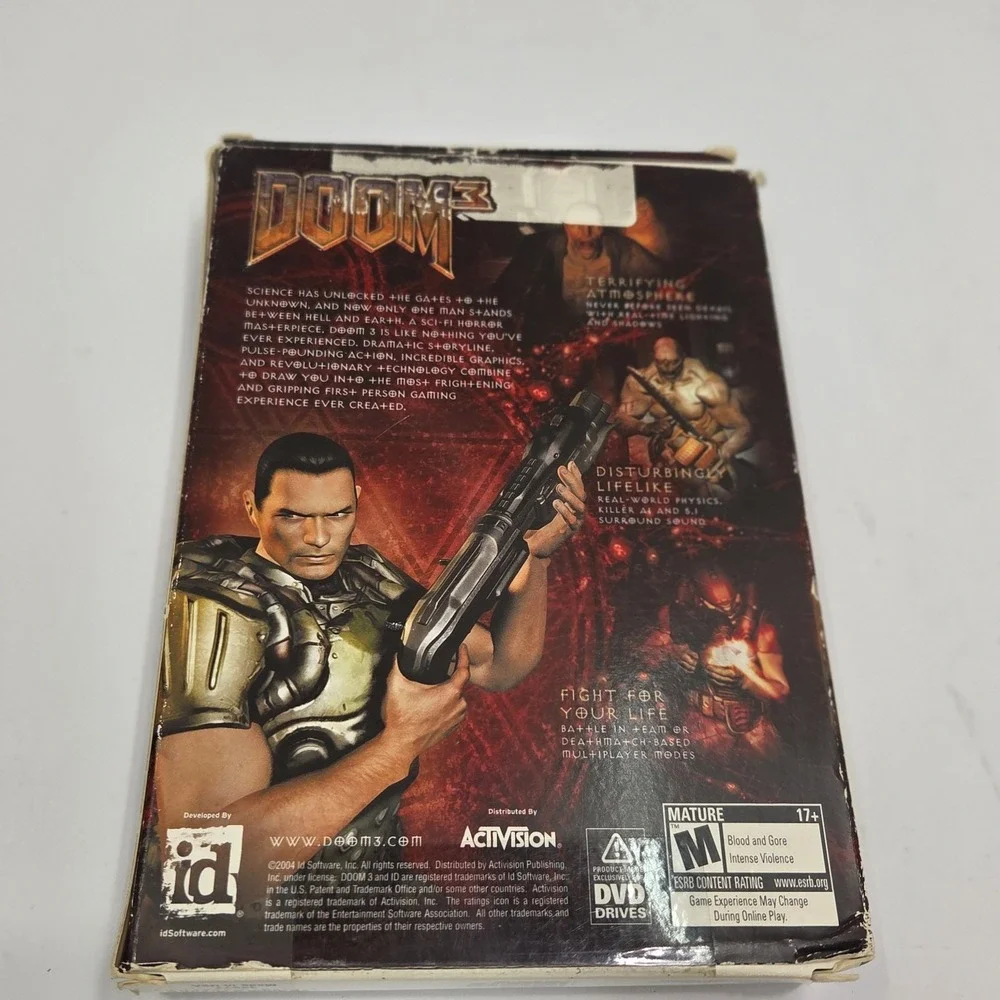 Doom 3 Big Box Version PC Game 3 Disc Complete‎ 2004 3 Discs